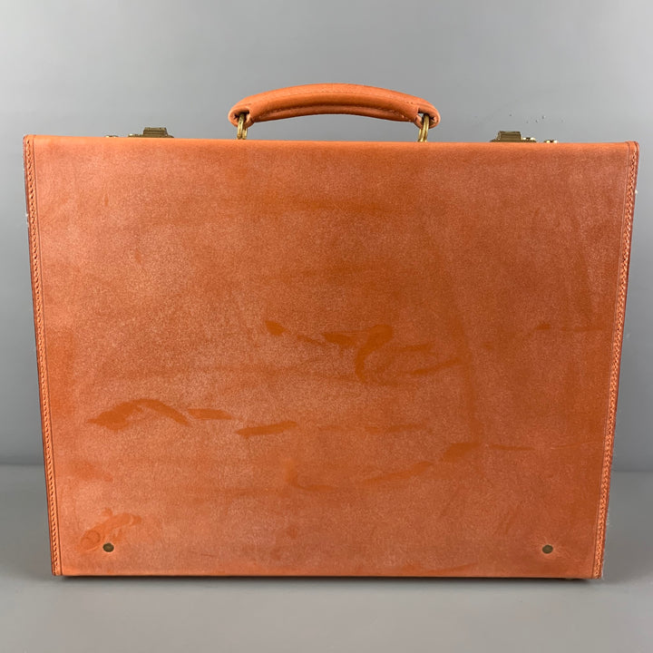 SWAINE ADENEY BRIGG Tan Leather Briefcase