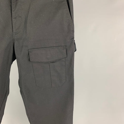 RAG & BONE Size 31 Black Polyester Cotton Cargo Casual Pants