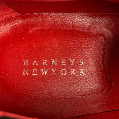 BARNEY'S NEW YORK Taille 12 Chaussures à lacets en cuir verni noir