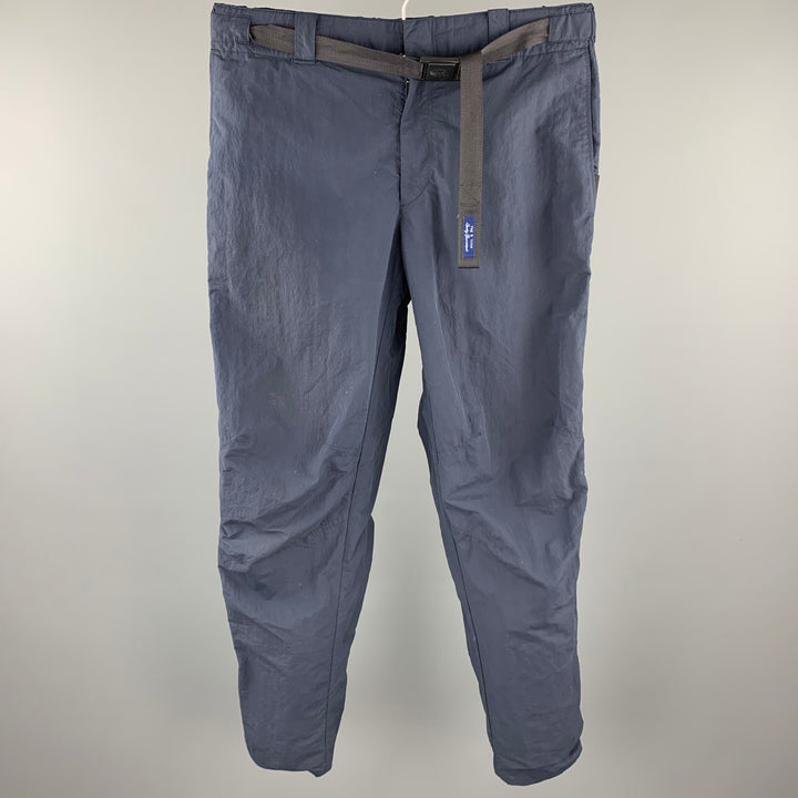 RAG & BONE Size 34 Navy Nylon / Cotton Zip Fly Casual Pants