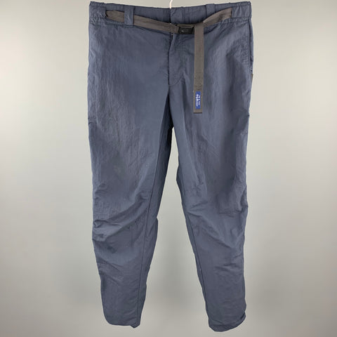 RAG & BONE Size 34 Navy Nylon / Cotton Zip Fly Casual Pants