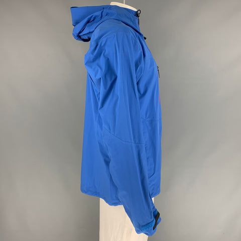 KJUS Size 46 Blue Polyamide Waterproof Hooded Mythos 3L Jacket