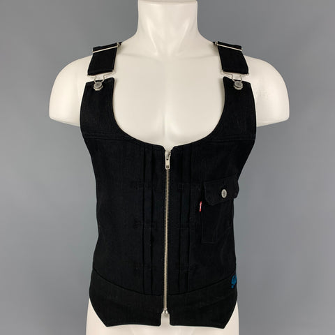FACETASM x LEVI'S Mutation SS 20 Talla XL Chaleco de algodón negro