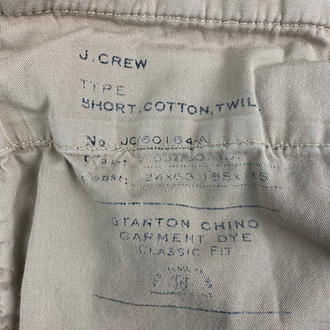 J.CREW Size 31 Khaki Cotton Chino Shorts