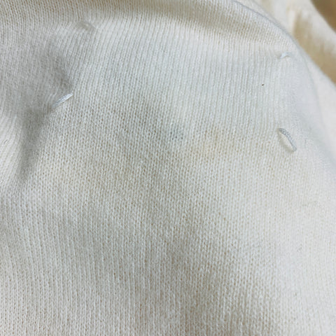 MAISON MARGIELA Taille M Pull à col rond crème