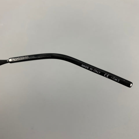 SAINT LAURENT Lunettes de soleil et lunettes en métal noir
