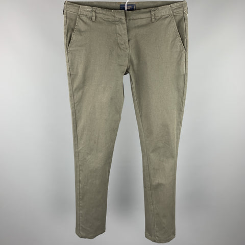 SACOOR BROTHERS Size S Brown Cotton Zip Fly Casual Pants