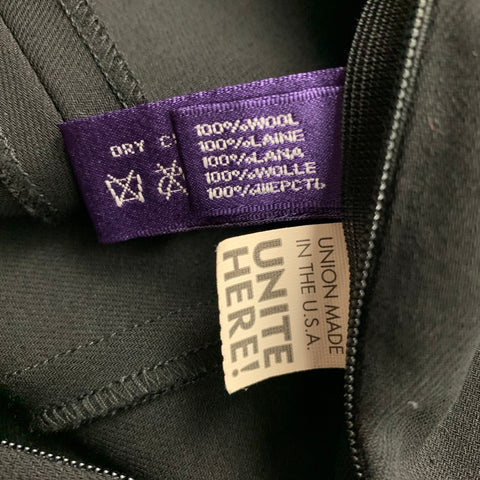 RALPH LAUREN Collection Size 6 Black Wool Dress Pants