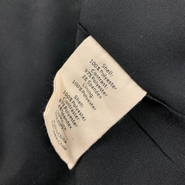 L'AGENCE Size 8 Black Red Polyester Sequined Jacket
