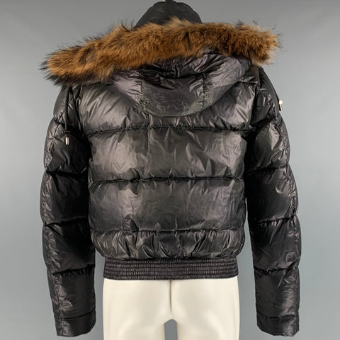 D&G by DOLCE & GABBANA Size 40 Olive Quilted Polyamide Jacket