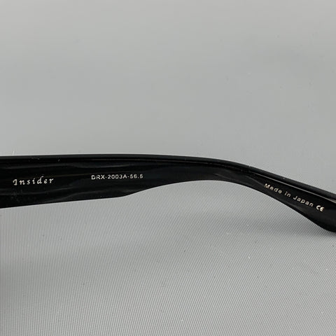DITA "Insider" Black Acetate Sunglasses