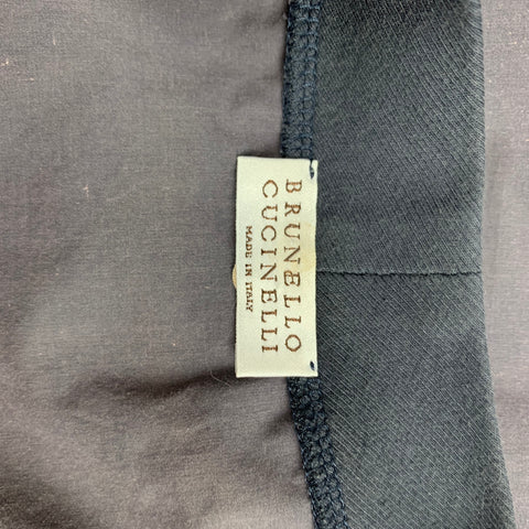 BRUNELLO CUCINELLI Size L Purple Cotton / Lycra Sleeveless Dress
