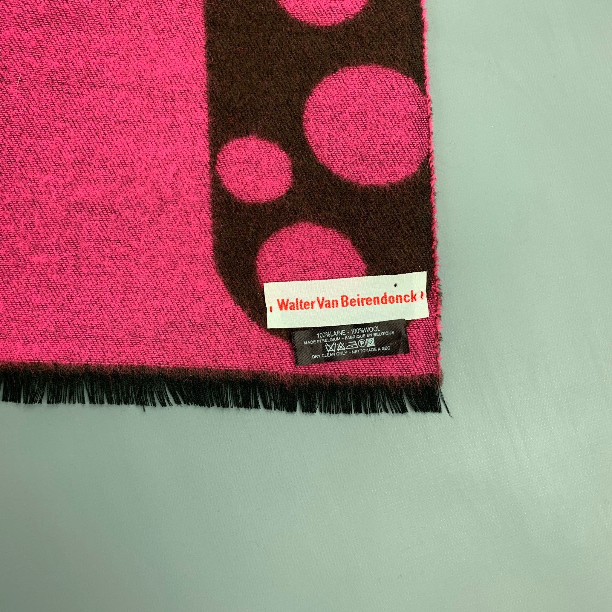 WALTER VAN BEIRENDONCK Multi-Color Wool Print Scarf – Sui Generis