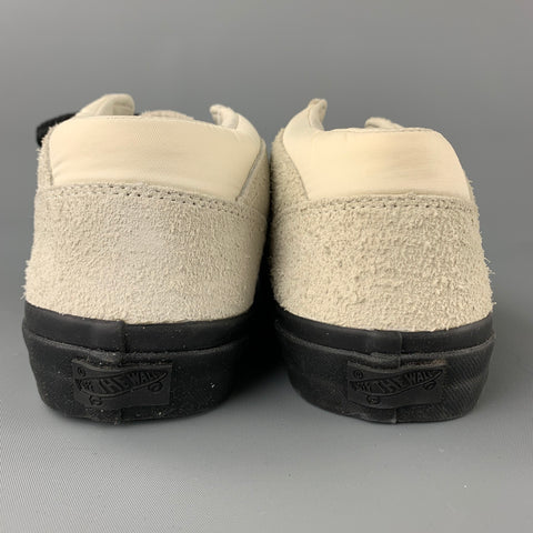 VANS x OUR LEGACY Size 9.5 White Suede Lace Up Sneakers