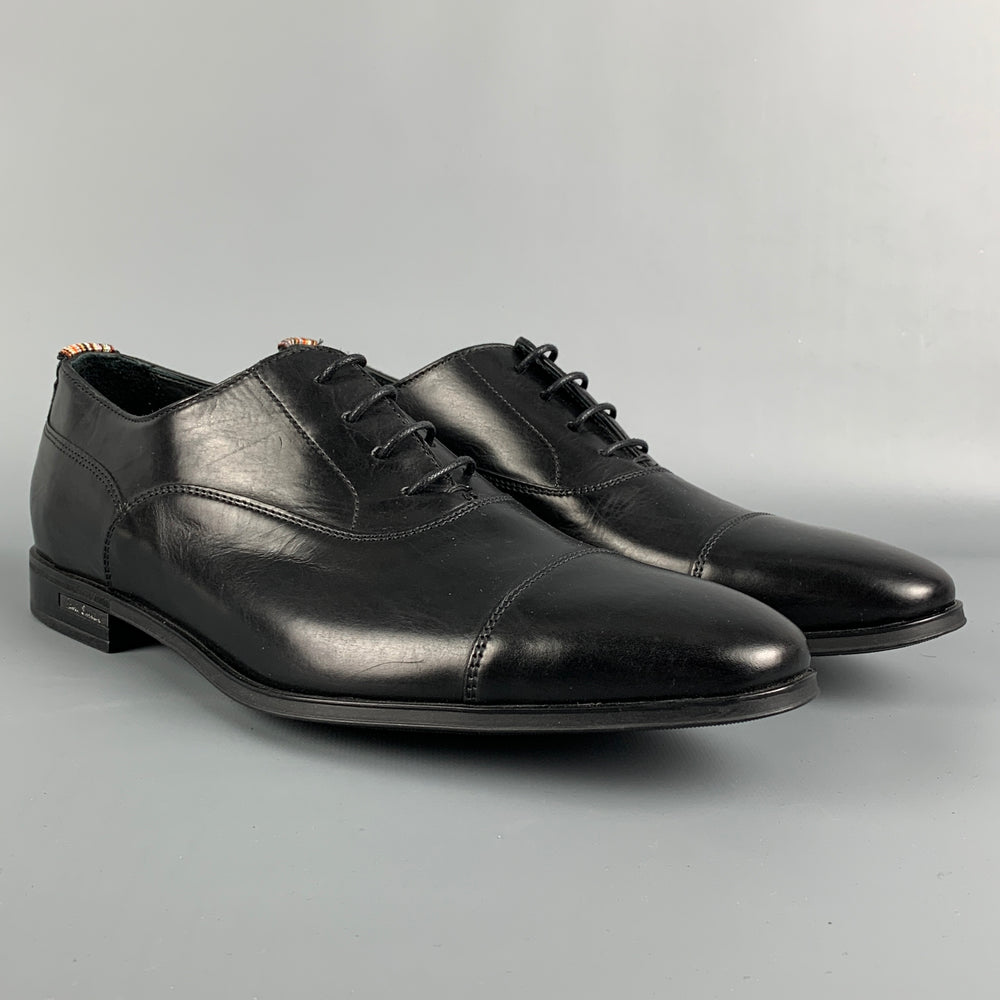PAUL SMITH Size 6 Black Leather Lace Up Shoes – Sui Generis  display picture 1