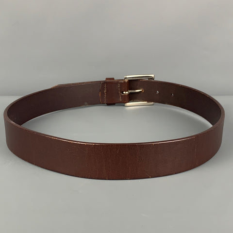 BROOKS BROTHERS Ceinture en cuir marron taille 30