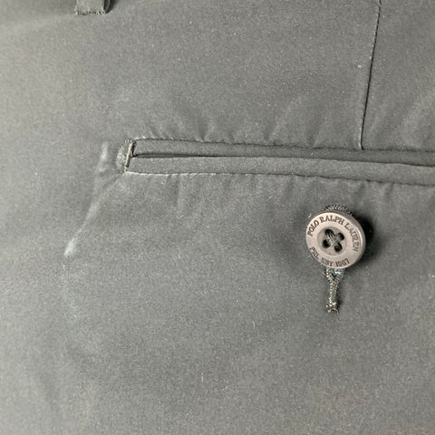 POLO by RALPH LAUREN Size 34 Black Polyester Casual Pants