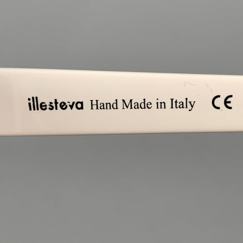 ILLESTEVA White Acetate Sunglasses