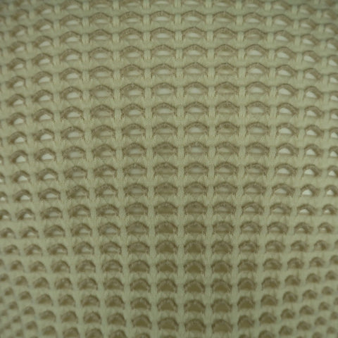 CHLOE Size L Cream Stretch Wool Mesh Knit Crewneck Cardigan CHLOE
