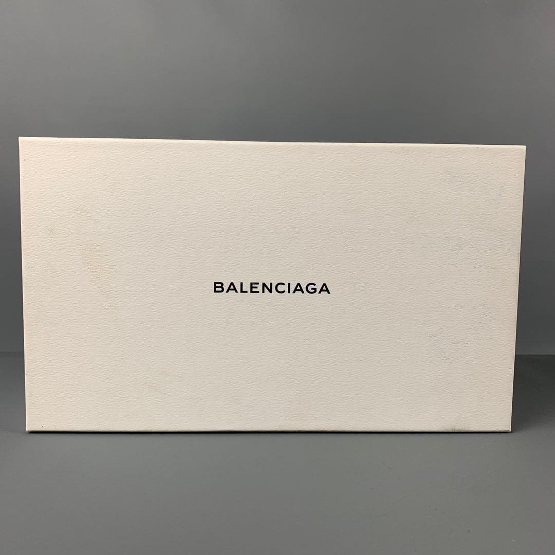 BALENCIAGA Size 11 Grey Black Natural Rope Espadrille Sandals