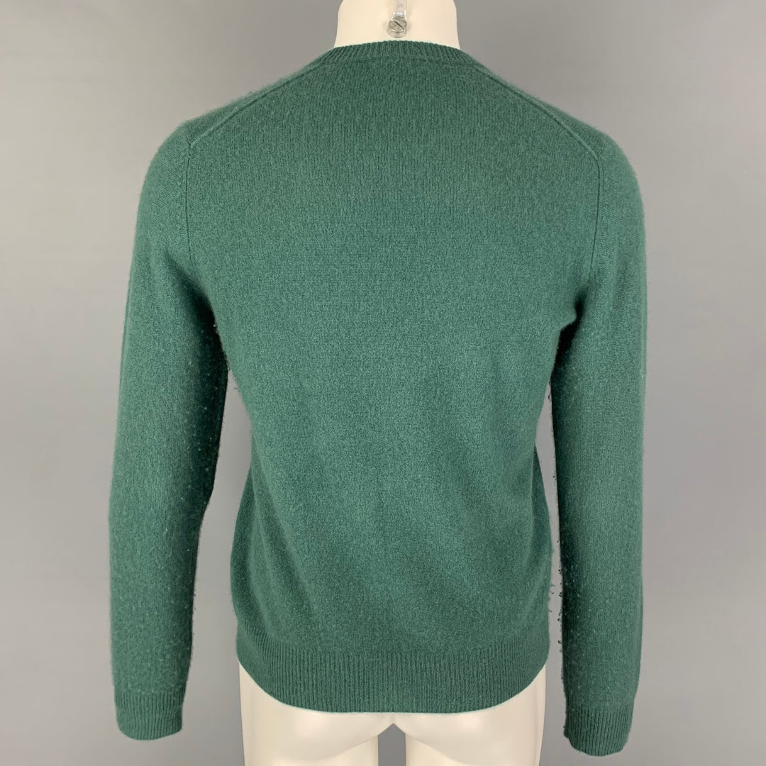 ATM Size S Green Cashmere Crew-Neck Pullover