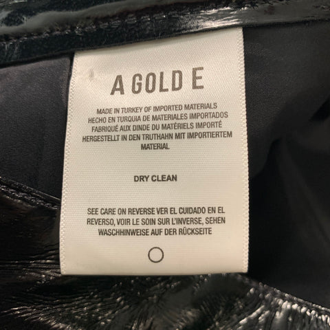 AGOLDE Size 27 Black Solid Jean Cut Casual Pants
