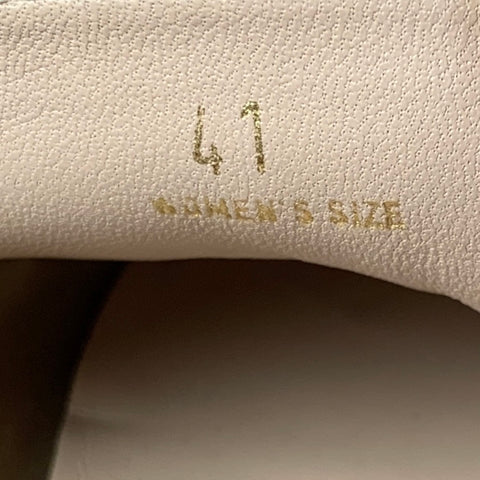 TOD'S Zapatos planos de cuero beige talla 11