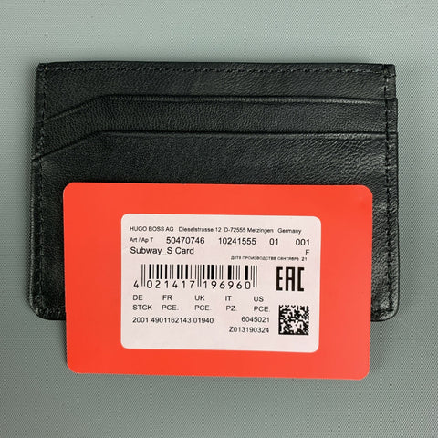 HUGO BOSS Black Leather Wallet