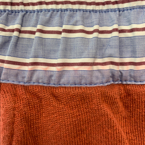 VIVIENNE WESTWOOD Size S Orange Blue Contrast Trim Sweatpants Casual Pants