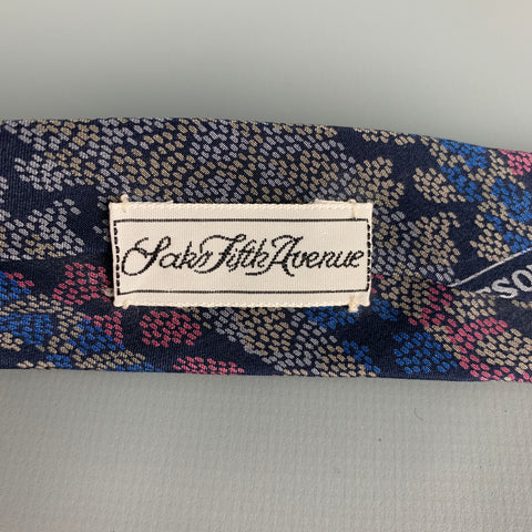 MISSONI Grey Blue Abstract Silk Tie