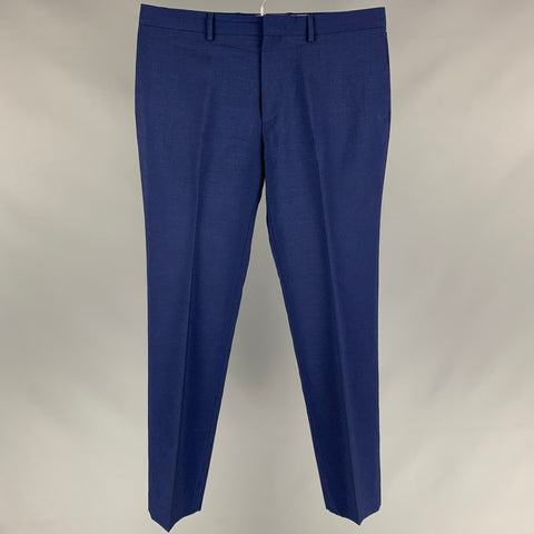 PAUL SMITH Size 32 Navy Narrow Leg Dress Pants