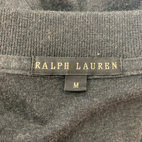 RALPH LAUREN Black Label Size M Grey Cotton Long Sleeve Casual Top