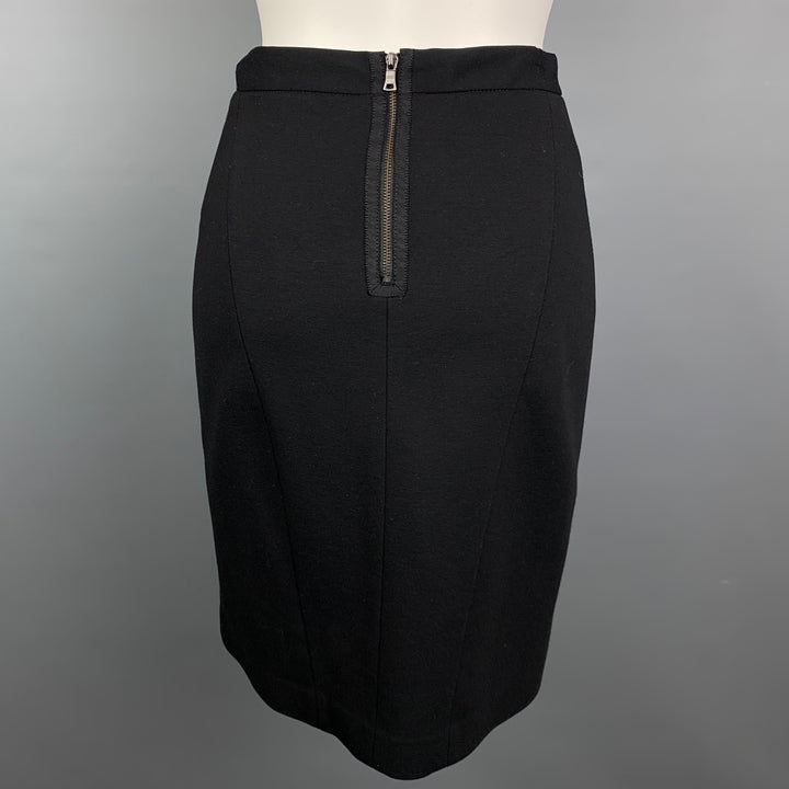 ELIE TAHARI Size S Black Pencil Skirt