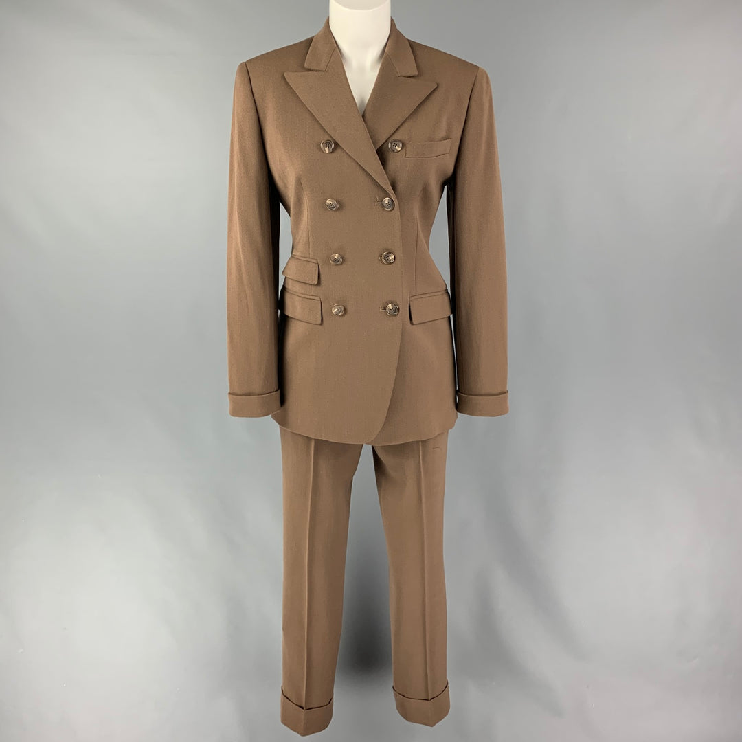 Wool suit jacket Louis Vuitton Brown size M International in Wool
