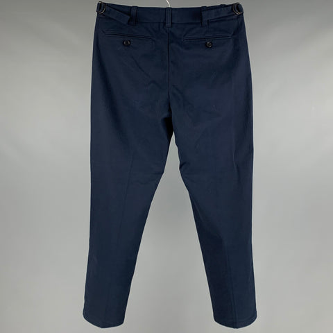 HELMUT LANG Size 32 Navy Side Tabs Dress Pants
