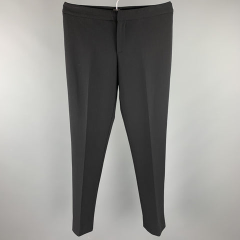RALPH LAUREN COLLECTION Size 6 Black Straight Leg Dress Pants