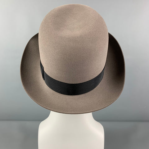 BORSALINO Grey Black Felt Hat