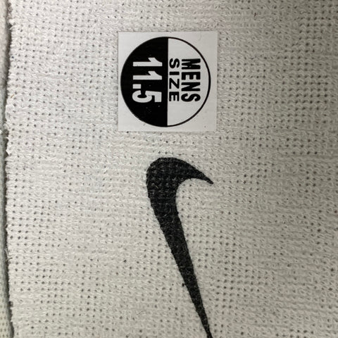 Zapatillas con cordones de cuero blanco y gris claro talla 11,5 NIKE