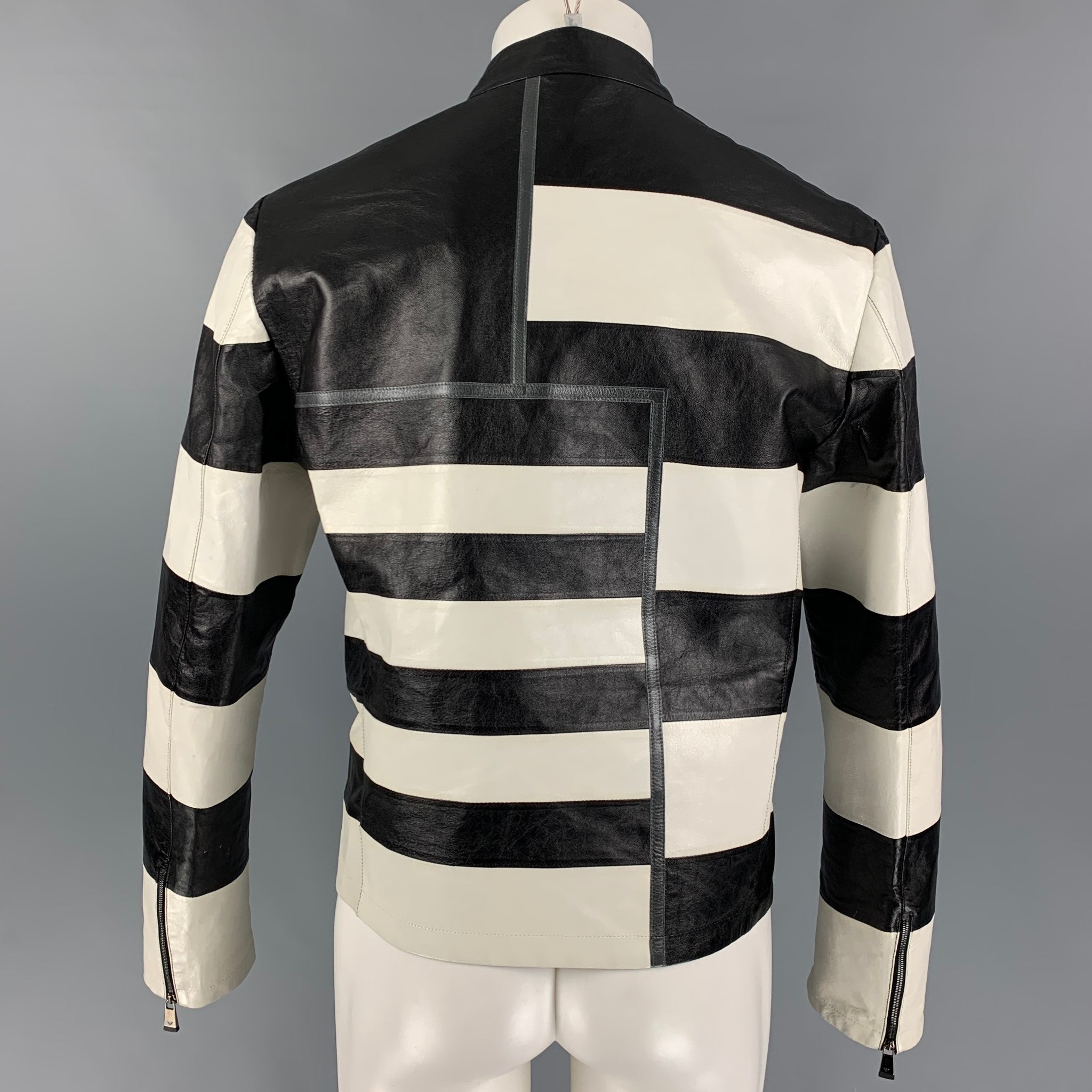 ジャケット・アウター 80s EMPRIO ARMANI cotton leather jacket 80s EMPRIO ARMANI cotton leather jacket
