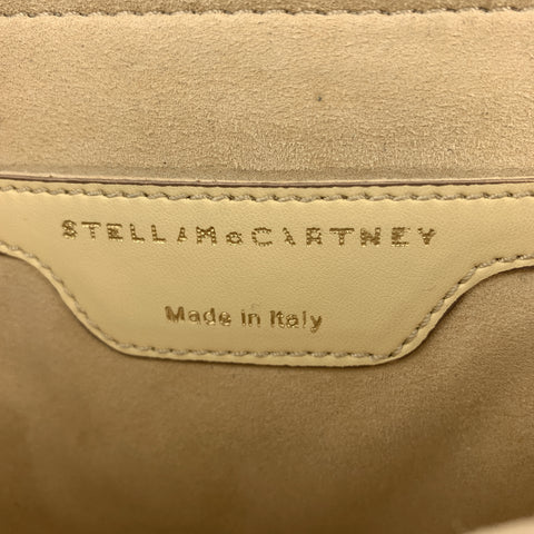 STELLA McCARTNEY Pastel Yellow Faux Leather Oversized Buckle CIEL Bag