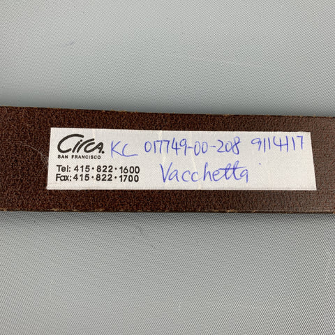 CIRCA Vacchetta Size 38 Brown Leather Belt