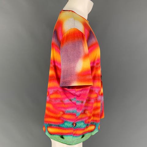PS by PAUL SMITH Size XL Multi-Color Print Cotton Crew-Neck T-shirt