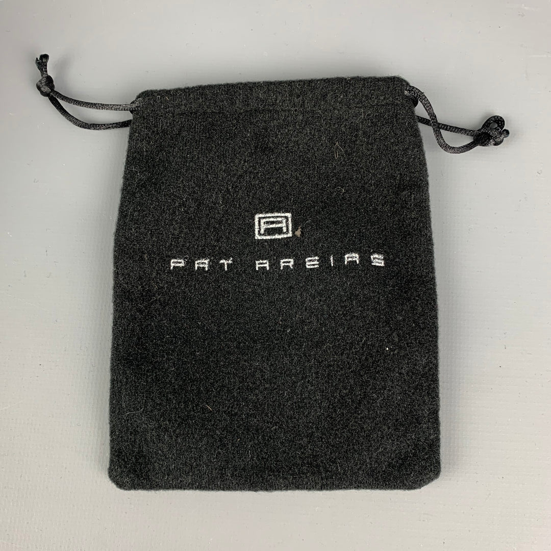 Vintage PAT AREIAS Engraved Sterling Silver 3 Piece Belt Buckle