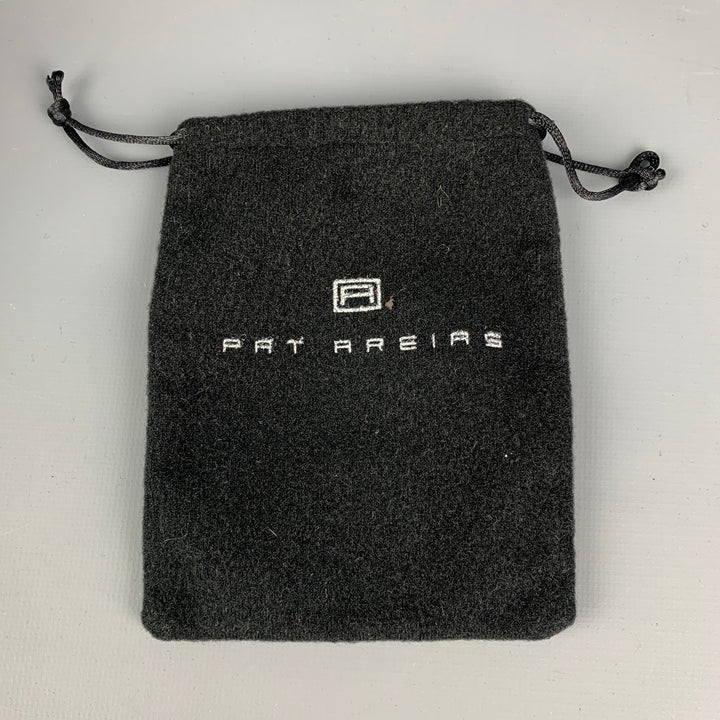 Vintage PAT AREIAS Engraved Sterling Silver 3 Piece Belt Buckle