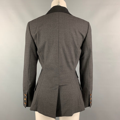 VIVIENNE WESTWOOD RED LABEL Taille 2 Veste color block anthracite et noire