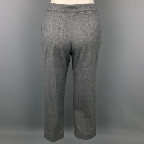 Pantalon habillé court en laine grise CUSTOM taille 4