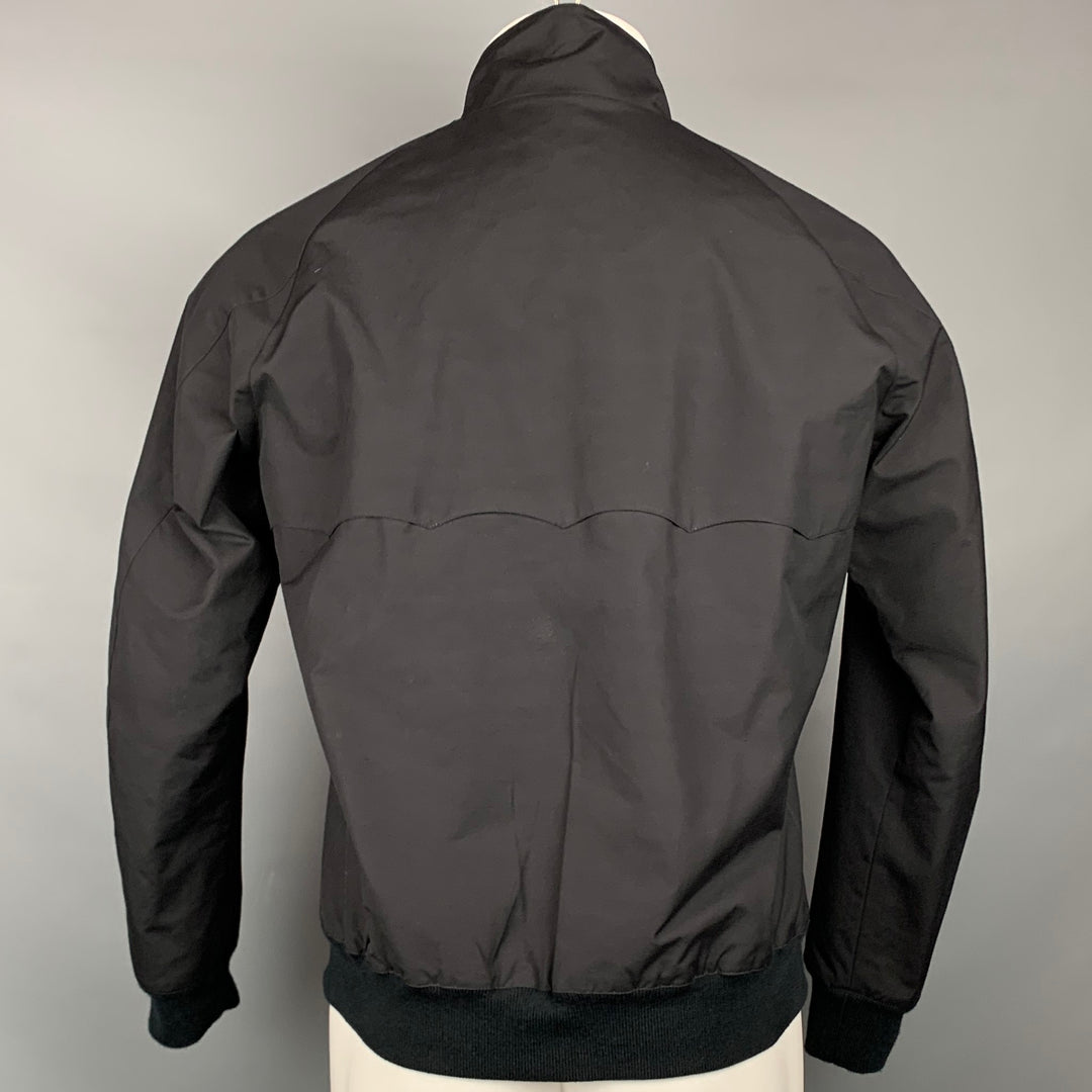 BARRACUDA Size M Black Cotton / Polyester Zip Fly Jacket