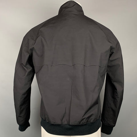 BARRACUDA Talla M Chaqueta Bragueta Cremallera Algodón / Poliéster Negro
