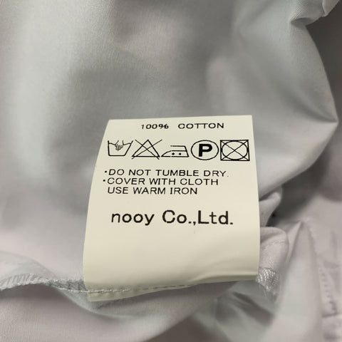 NOOY Size S Light Blue Cotton Solid Sleeveless Blouse