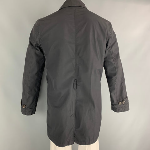PAUL SMITH Size M Black Cotton / Nylon Trench Jacket